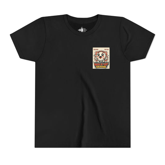 Youth Tee — 'Walk-Up Season' Retro Baseball Mascot Graphic