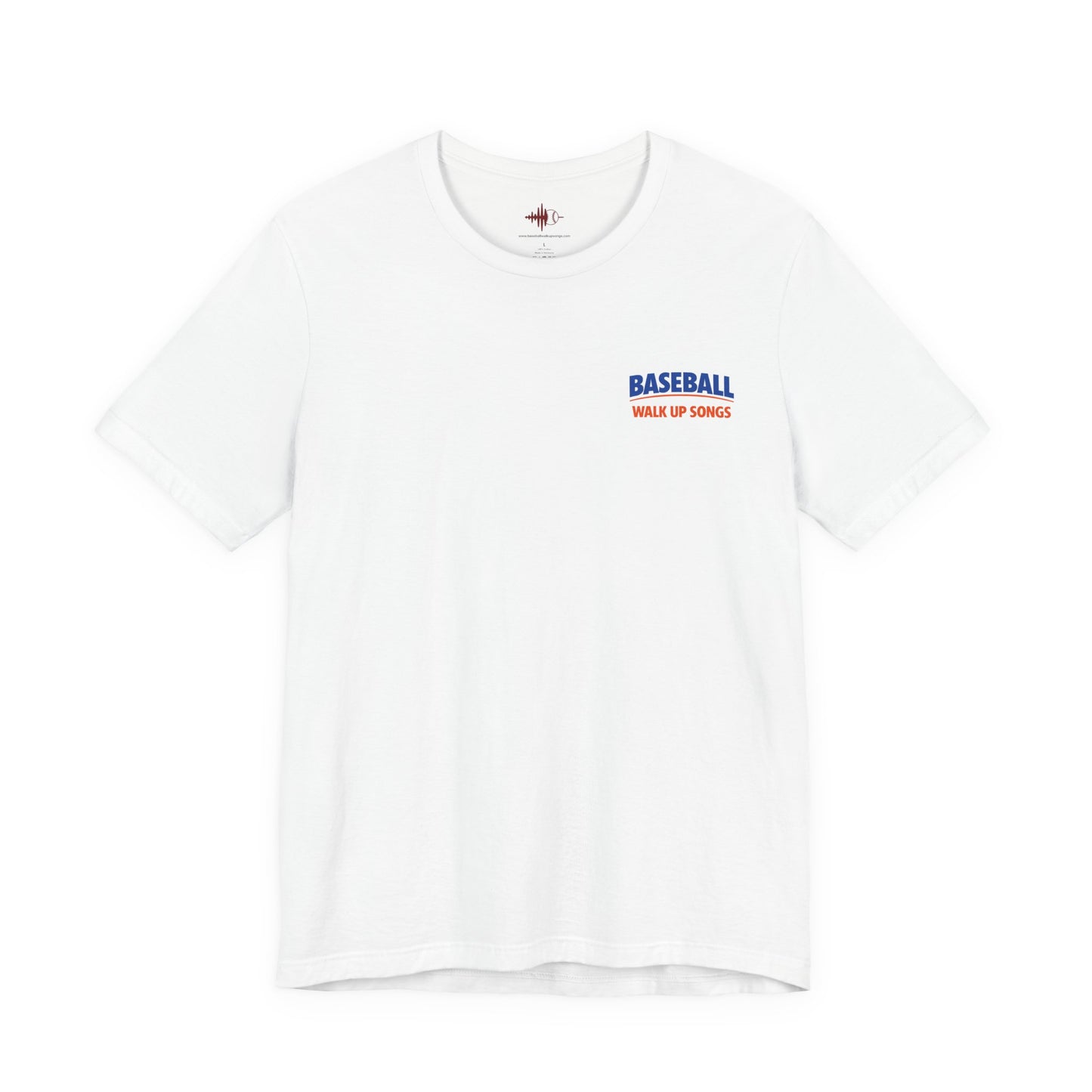 Baseball Walk-Up Songs Tee — Retro Mascot Vintage Poster Graphic Shirt