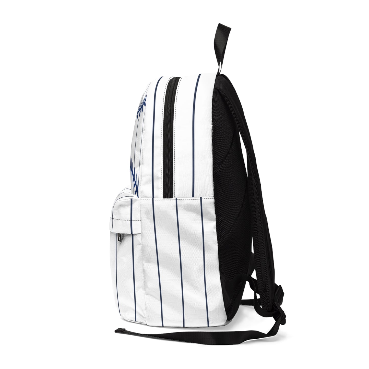 Baseball Stitch Pinstripe Backpack — Sports Team School Bag